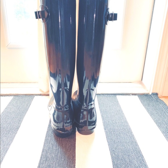 🖤🤍 Hunter Women's Original Tall Rain Boot - Picture 5 of 7